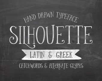 Silhouette font