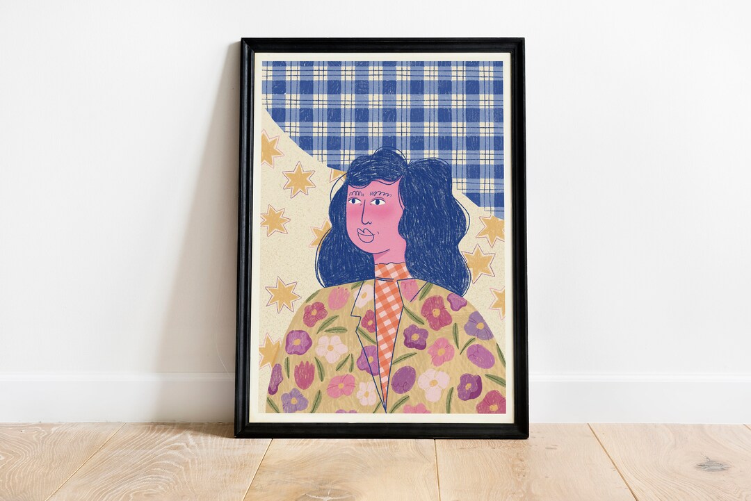 Printable Girly Poster Illustrated Poster Wall Art Etsy