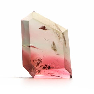 Bi-Color Tourmaline Faceted Organic Loose Gemstone, 17x22 mm, Tourmaline Jewelry Making Gemstone, 1 Piece
