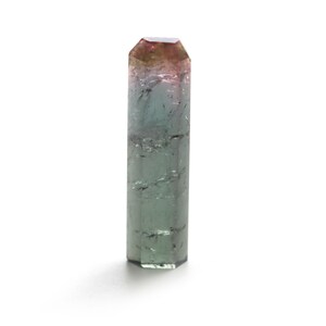 Bi-Color Tourmaline Faceted Organic Loose Gemstone, 11x43 mm, Tourmaline Jewelry Making Gemstone, 1 Piece