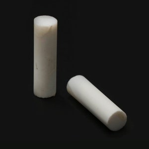 White Opal Matte Finish Cylinder Gemstone, 8x30.5 MM, Matt Finish Gemstone , AA Quality , Price Per Pair Gemstone