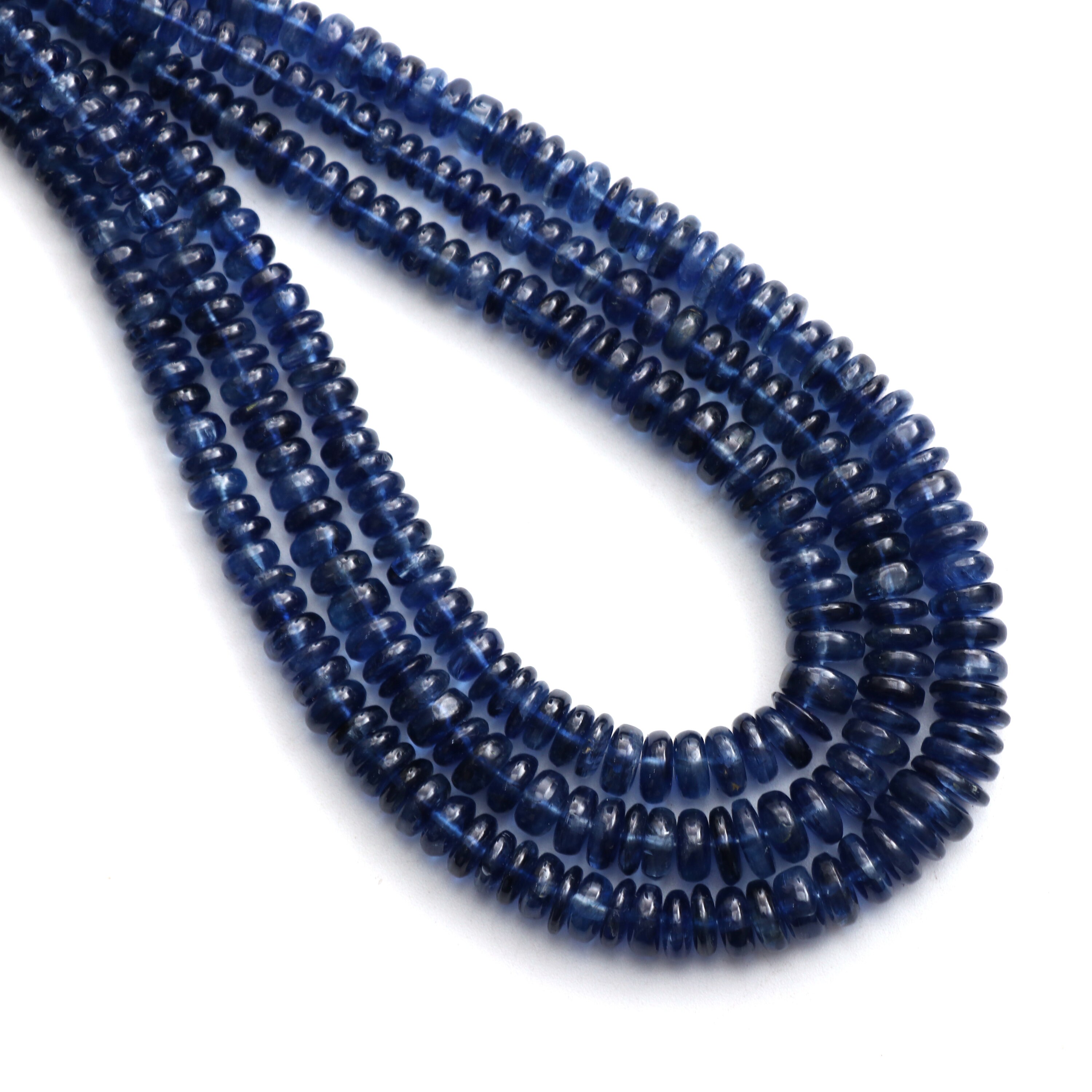 AAA Echte Natürliche Blaue Kyanit Edelstein 4 Mm 5 Mm 6 Mm 8 Mm 10 Mm