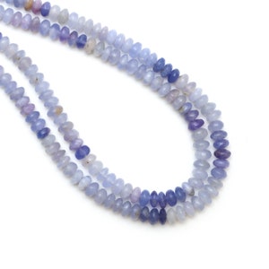 Hackmanite Smooth Rondelle Beads, 4.5 mm To 5 mm, Hackmanite Jewelry Making Beads, 8 Inches/ 18 Inches Full Strand, Price Per Strand