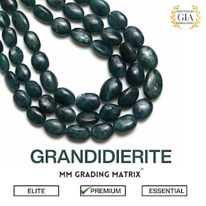 5x6 mm To 9.5x12 mm Grandidierite Gemstone Beads, Grandidierite Smooth Nuggets Beads, Natural Grandidierite Tumble Beads For Jewelry Making