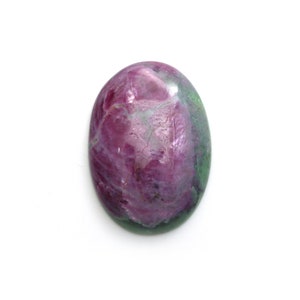 Natural Ruby Zoisite Smooth Oval Loose Gemstone, 28x39.5 mm, Ruby Zoisite Oval Jewelry Making Gemstone, 1 Piece