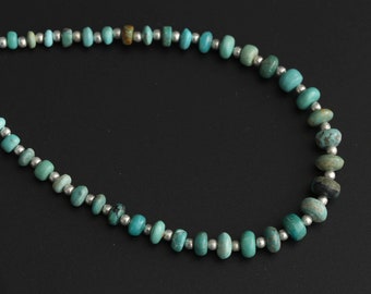 Turquoise Smooth Roundel Beads, Turquoise Roundel, - 3mm to 6mm - Turquoise Beads -Gem Quality , 8 Inch/ 20 Cm Full Strand, Price Per Strand