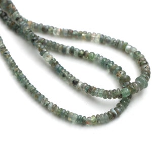 Alexandrite Smooth Rondelle Beads, 3 mm To 5 mm, Alexandrite Jewelry Making Gemstone, Alexandrite Beads, 18 Inch Strand, Price Per Strand