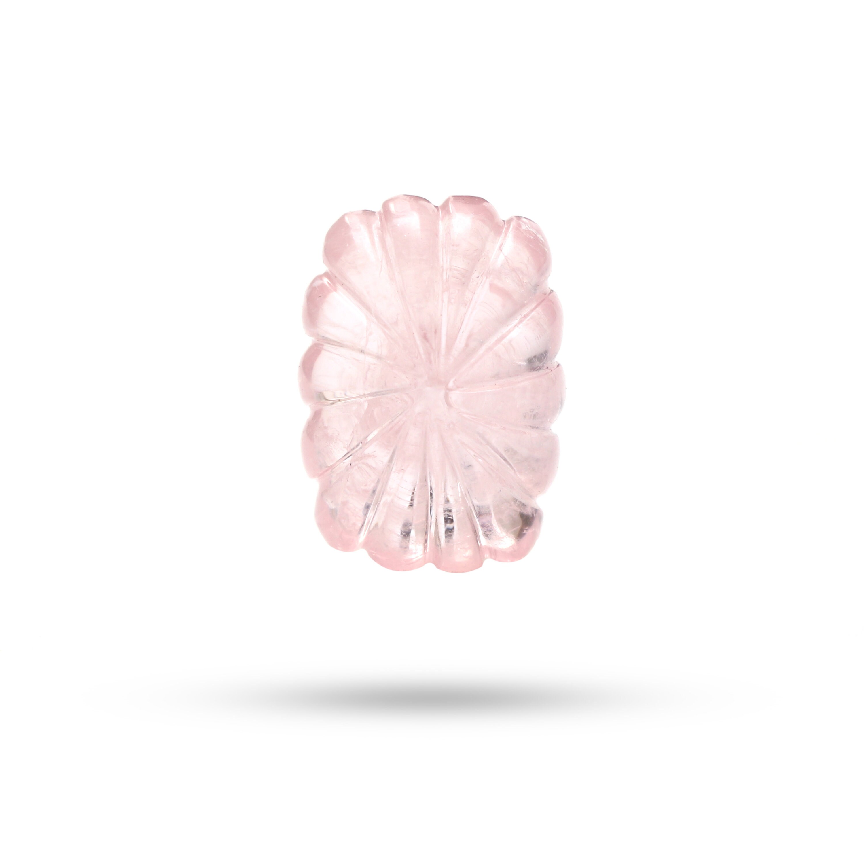 4,00 carats de morganite naturelle taillée en coussin - France