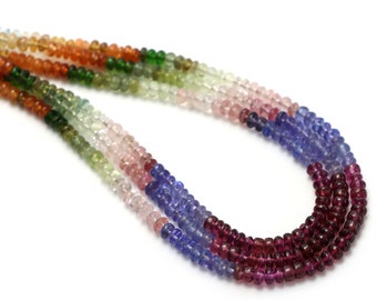 Rondelle Sfaccettate - 4X3mm – Raimbow Cream- 1 Filo - Foto 8