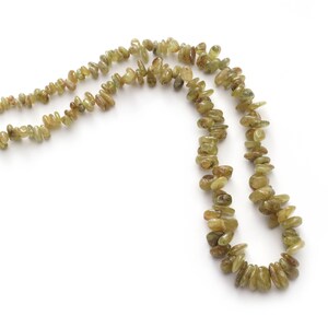 Sphene Smooth Nuggets, 2.5x3 mm to 7.5x10 mm, Sphene Smooth, Sphene Nuggets- Gem Quality, 18 Inch Full Strand, Price Per Strand