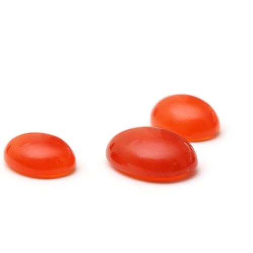 AAA Quality Natural Carnelian Smooth Oval Cabochon Gemstone | 15x20 mm to 18x24 mm | Gemstone Cabochon | Set of 3 sales Pieces