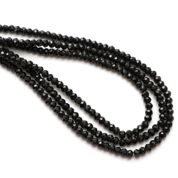 Black spinel beads sale