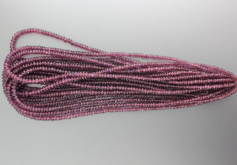 3 to 5 mm Garnet strand 18 Inch Full Strand Garnet Beads Garnet Faceted Beads