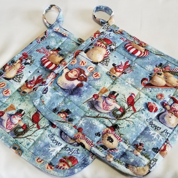 Holiday Potholders - Etsy
