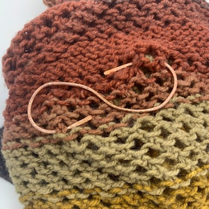 Shawl Pin, Copper Pin, Simple Pin, S-Shawl Pin, Scarf Pin, Brooch, Shawl Clip, Textured Pin