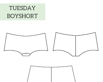 Tuesday Boyshort PDF Sewing Pattern