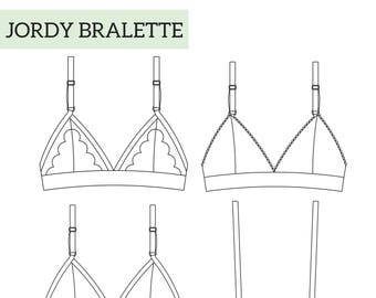 Patrón de costura Jordy Bralette PDF