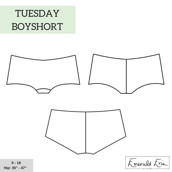 Tuesday Boyshort PDF Sewing Pattern
