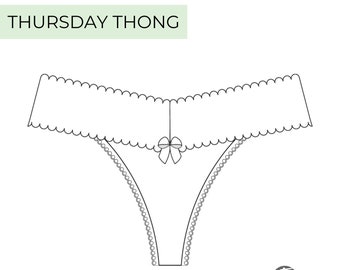 Sewing Pattern PDF | Thursday Thong