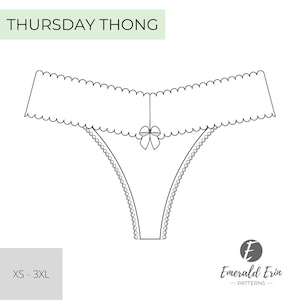 Sewing Pattern PDF Thursday Thong 