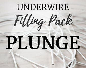 Plunge Underwire Fitting Pack! Three Pair of Underwire to Find your Perfect Fit!