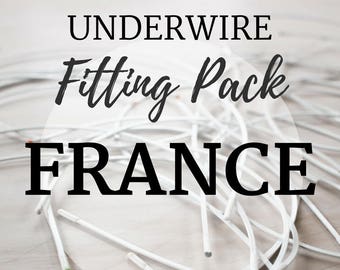France Underwire Fitting Pack! Three Pair of Underwire to Find your Perfect Fit!