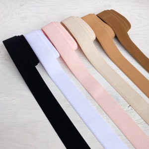 Bra Strap Elastic 3/8 Assorted Colors 0.375in or 10mm Normal Shine Semi  Sheen 5yds Satin Elastic Plush Back Strapping -  Canada