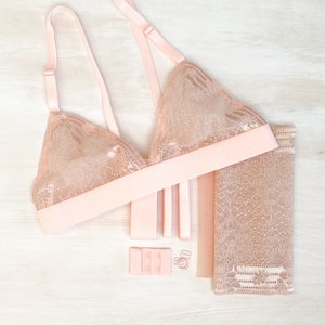 Coco Rose Gold Stretch Lace | Jordy Bralette Kit