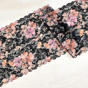 Midnight Garden Stretch Lace