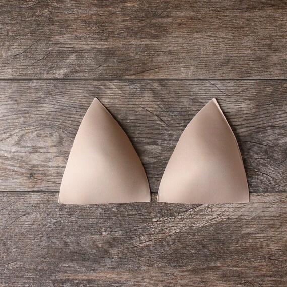 Bikini Padding Boobles Triangle Foam Bra Inserts - Push-Up Pads For Bras & Swimsuits In AB And BC Sizes Swimsuit Padding - Foto 8