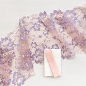 Lavender Gardenia Stretch Lace | Wednesday Cheekies Kit