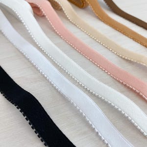Picot Plüschstoff Gummizug ca 13 mm
