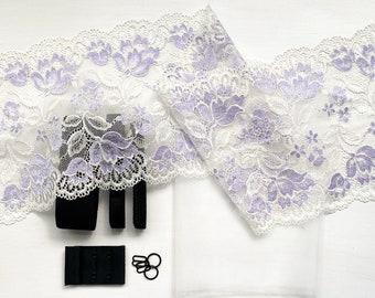 Lavender Tulips Lace | Jordy Bralette Kit