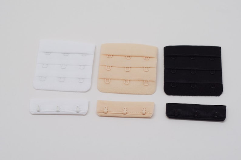 3X3 Hook /& Eyes for Bra Making Closure for the Back of Bras Perfect for Bra Making!