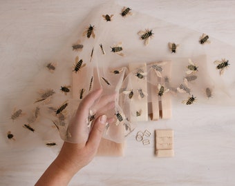 Bees on Latte | Jordy Bralette Kit
