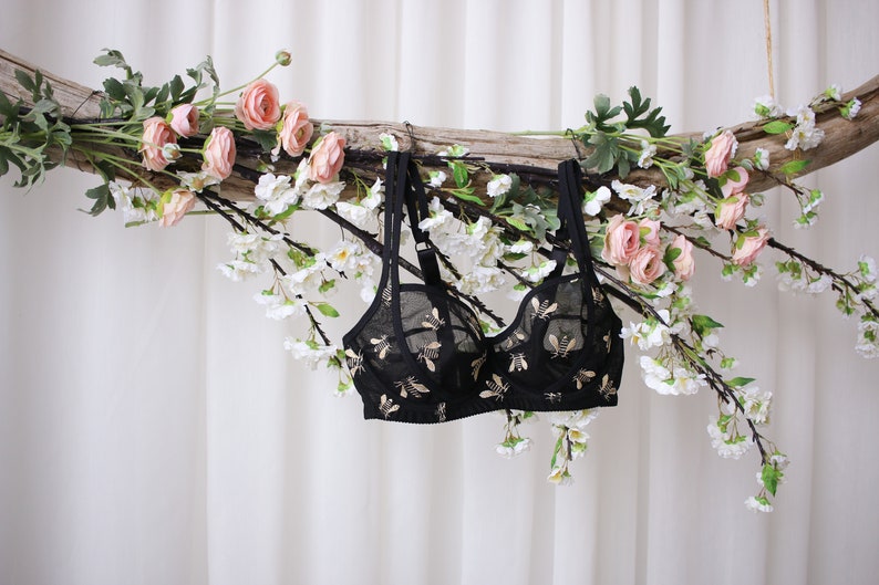 Black Beauty Bra, Sizes 28-40 B-DD PDF Sewing Pattern image 4