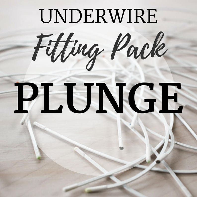 Plunge Underwire Fitting Pack Three Pair of Underwire to Find your Perfect Fit image 1