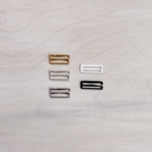 Metal G Hook | 1&quot; (2.54cm) | Black, White, Silver Gold or Chrome