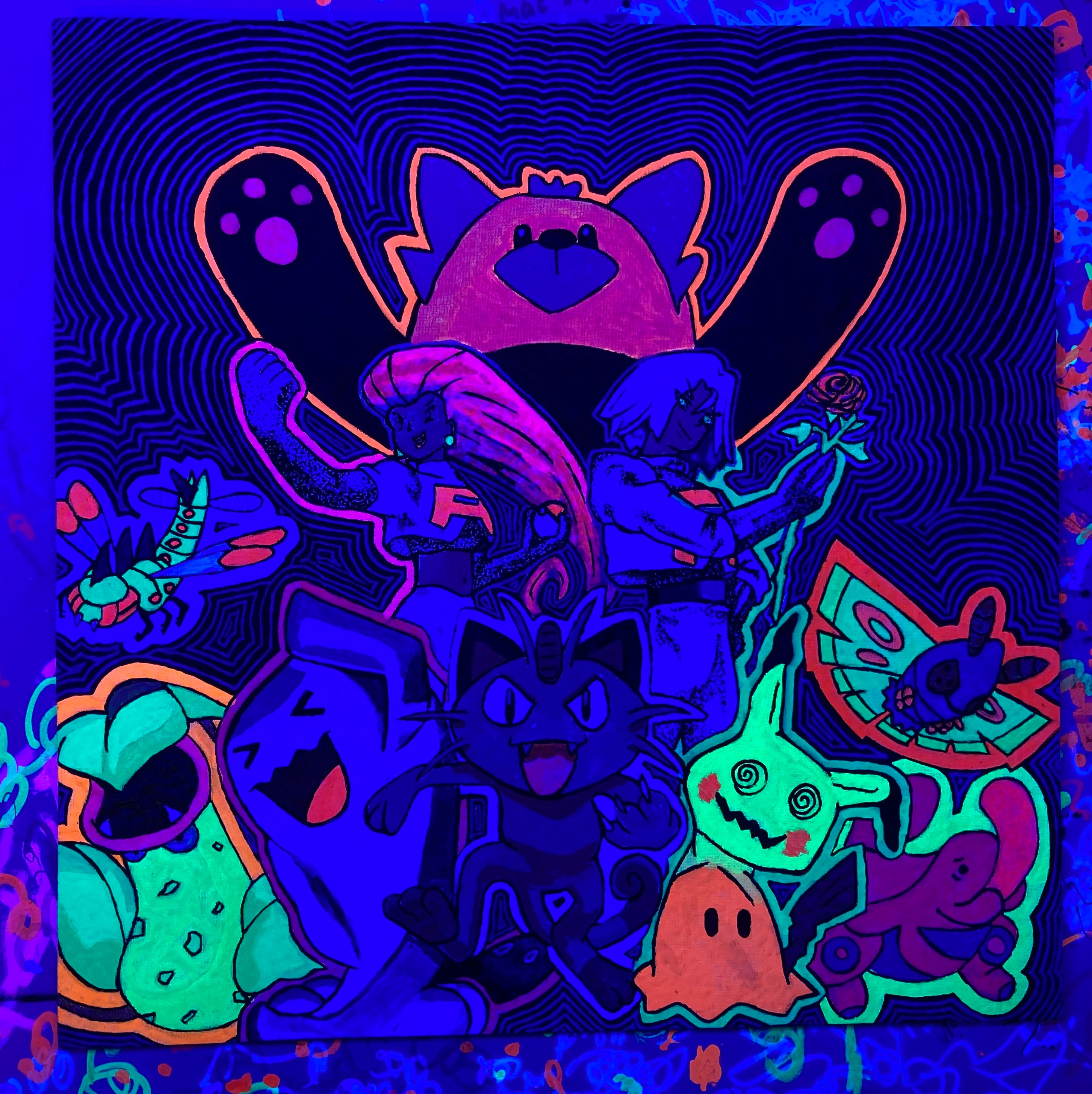 12 inch custom hand painted mood mat Etsy