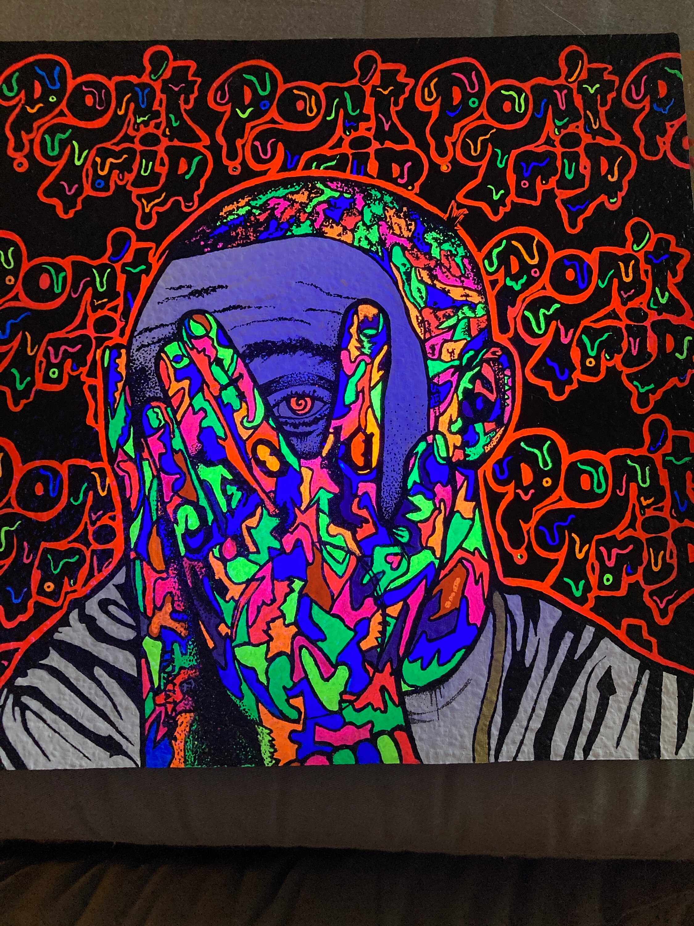 12 inch custom hand painted mood mat Etsy