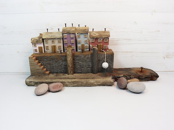 Driftwood Houses - Handmade and Original Sculpture by David from Salty Seas no15