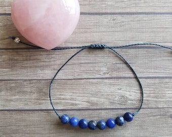 Sodalite bracelet | self-discipline ~ emotional balance ~ calms panic attacks ~ enhance self-esteem, -acceptance ~ helps to prevent insomnia