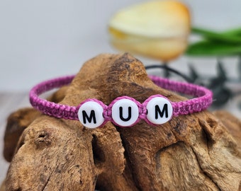 MUM Bracelet - Mother's Day Bracelet Gifts ~ Girlfriend Anniversary Gift ~ Unique Jewellery Bracelet Gift