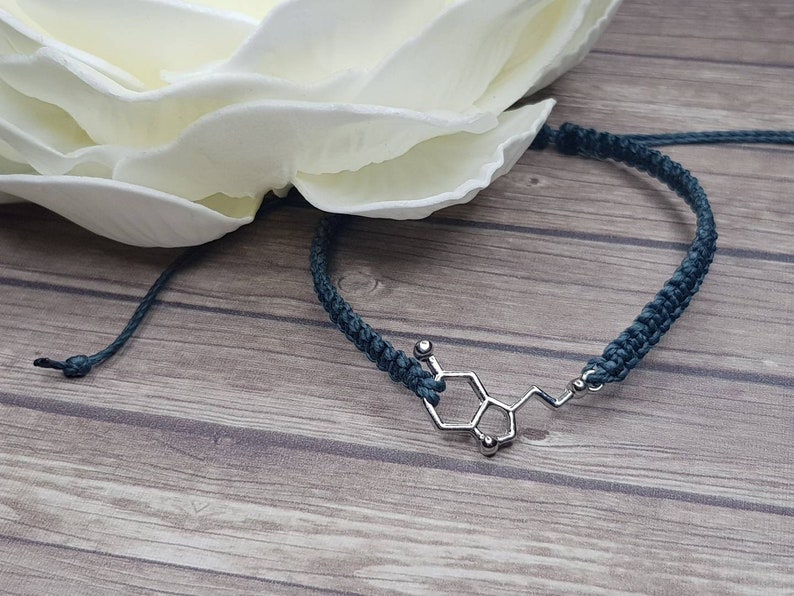 Serotonin Bracelet ~ The Happiness Molecule ~ Molecule Bracelet ~ Linhasita Bracelet