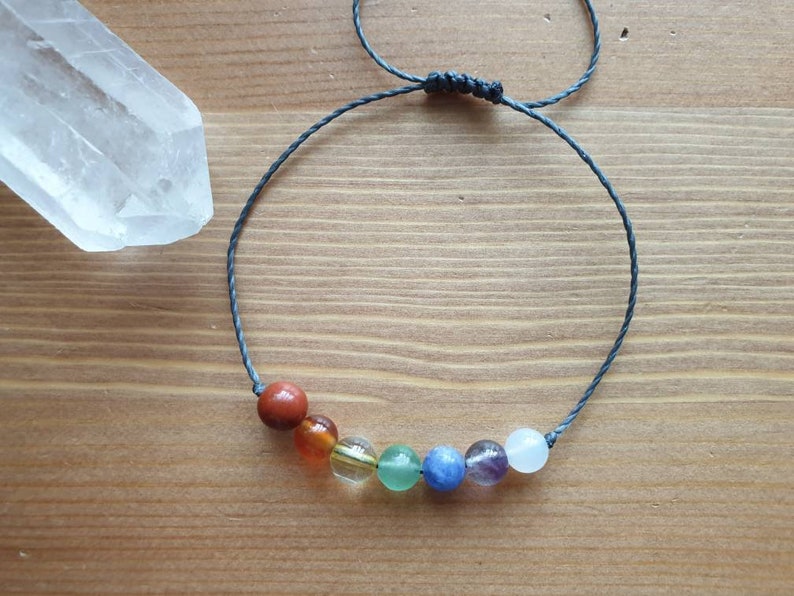7 Chakra Bracelet Chakra Jewelry ~ Intention Jewelry ~ Meditation Jewelry ~ Aventurine bracelet ~ Agate bracelet ~ rainbow bracelet