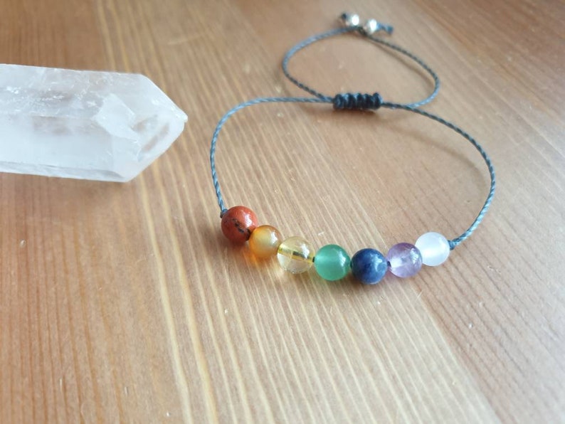 7 Chakra Bracelet Chakra Jewelry ~ Intention Jewelry ~ Meditation Jewelry ~ Aventurine bracelet ~ Agate bracelet ~ rainbow bracelet
