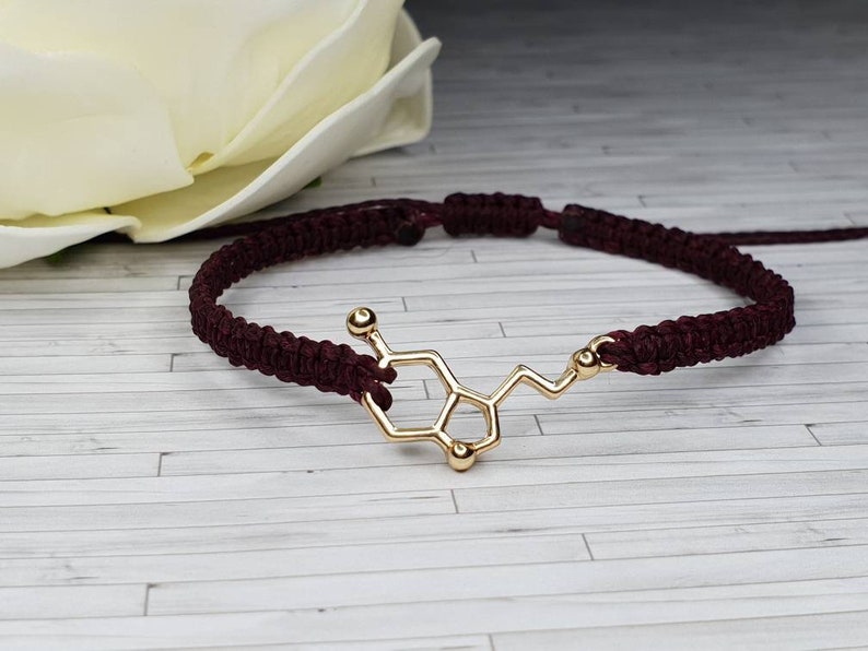 Serotonin Bracelet ~ The Happiness Molecule ~ Molecule Bracelet ~ Linhasita Bracelet