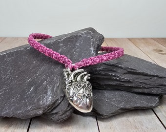 Heart organ bracelet ~ Adjustable Stacking Bracelet ~ Fashion Bracelet Jewellery ~ Unique Jewellery Bracelet Gift