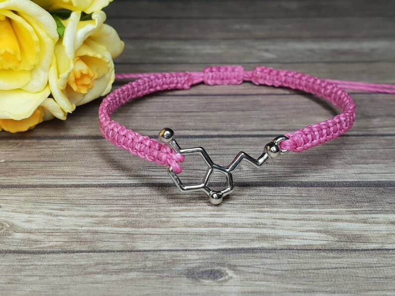 Serotonin Bracelet ~ The Happiness Molecule ~ Molecule Bracelet ~ Linhasita Bracelet