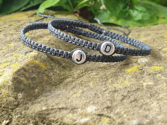 matching initial bracelets